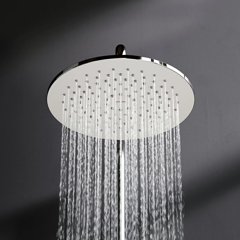 Душевая система AM.PM Gem F0790000 стойка с тропическим душем, хром