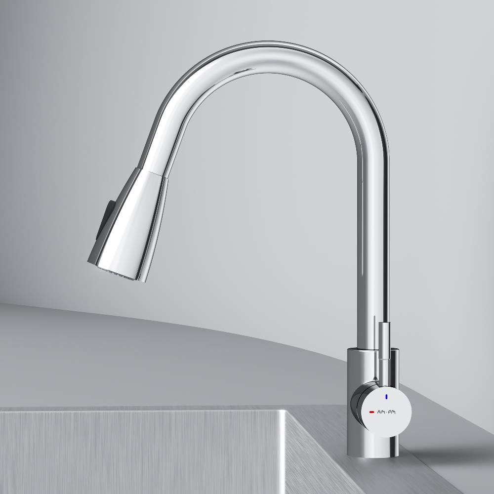 Смеситель для кухни с вытягивающимся изливом, хром X-Joy S F85B07500, Хром