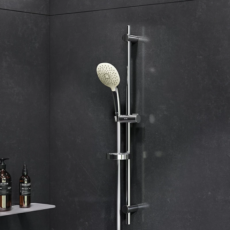 Душевой гарнитур AM.PM Spirit 2.0 F0170A000 штанга, шланг, лейка 3 режима, хром