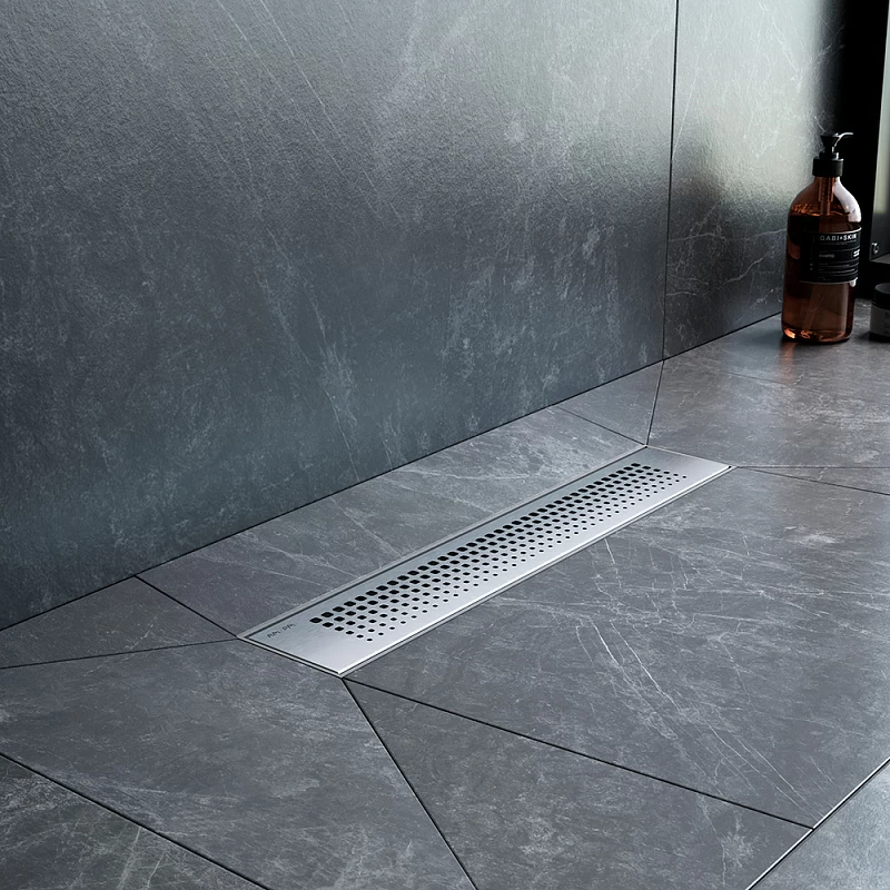 Душевой трап (лоток) 40 AM.PM PrimeFlow W02SC-P11-040-01SB комбинированный затвор со стальной матовой решеткой