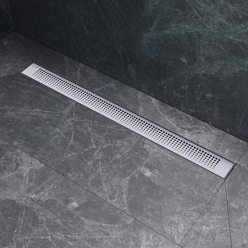 Душевой трап (лоток) 80 AM.PM PrimeFlow W02SC-P11-080-01SB комбинированный затвор со стальной матовой решеткой