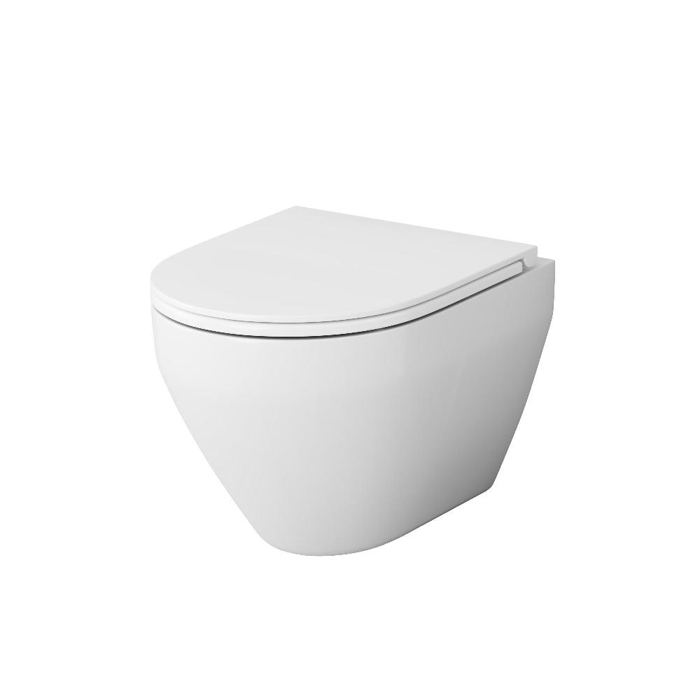 Набор подвесной унитаз с гигиеническим душем Spirit V2.0 CK70H1003W, Белый; хром