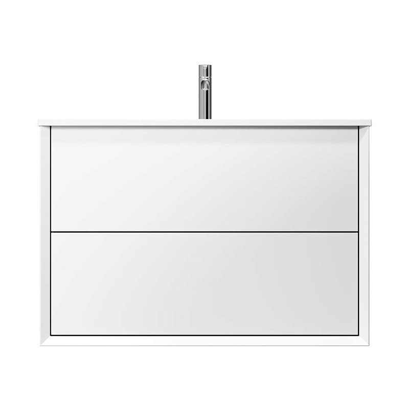 Тумба с раковиной 80 AM.PM Libre M60-FHX0802WM-WPC080SWM подвесная белая матовая