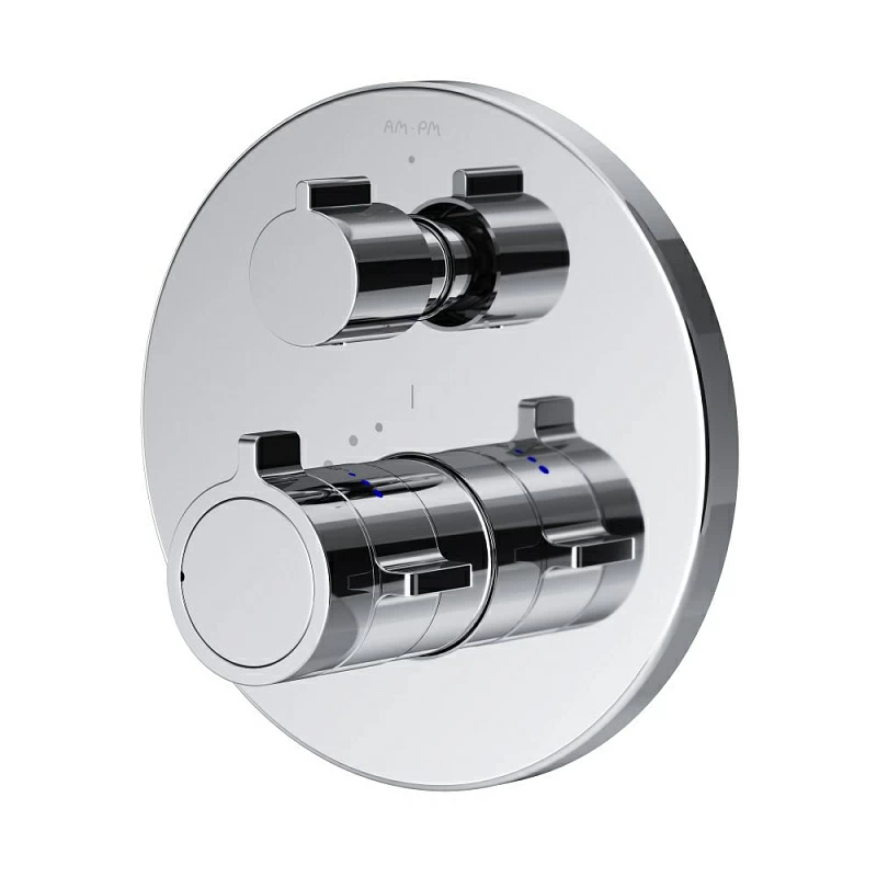 Смеситель для ванны и душа AM.PM X-Joy F85A95600 хром встраиваемый, термостат