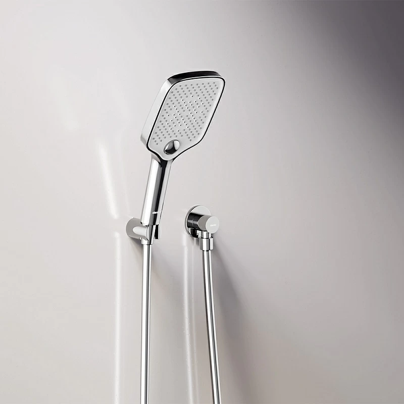 Встраиваемая душевая система Damixa Gala 953520000 хром: тропический верхний душ, ручной душ