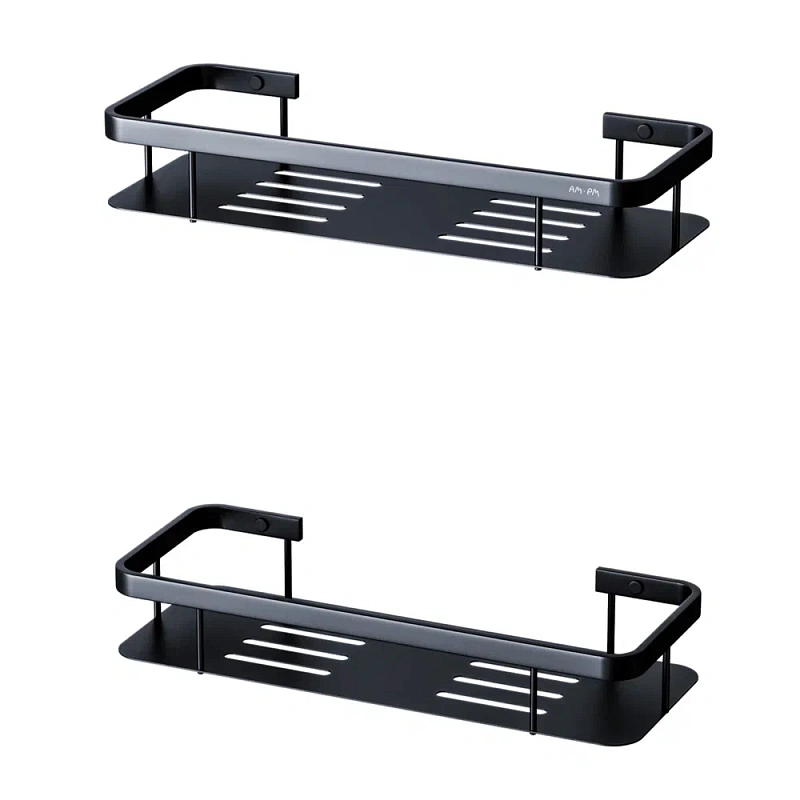 Полка в ванную AM.PM Sense L A7453222 двухъярусная черная