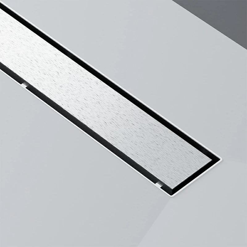 Душевой трап (лоток) 60 AM.PM MasterFlow W01SC-U11-060-04SB комбинированный затвор со стальной матовой решеткой под плитку