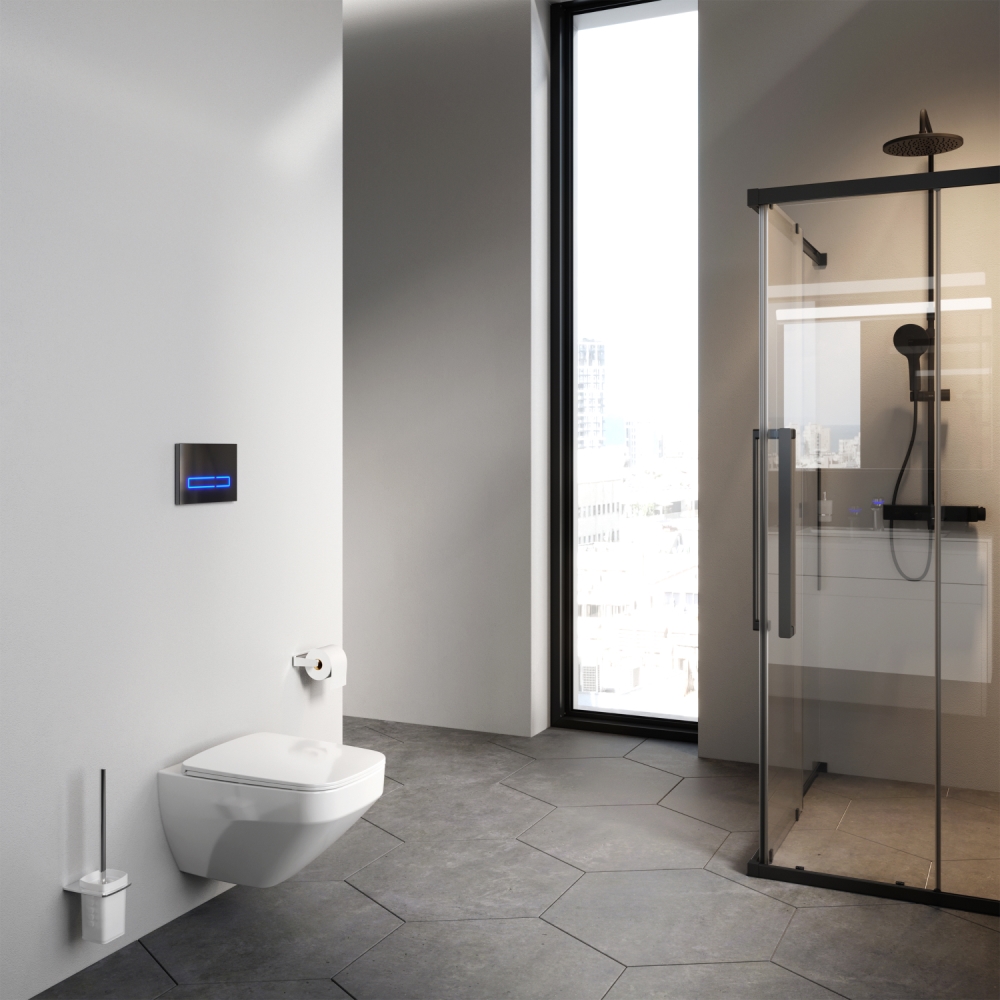 Унитаз подвесной FlashClean с сиденьем микролифт Inspire V2.0 C50A1700SC, Белый глянцевый