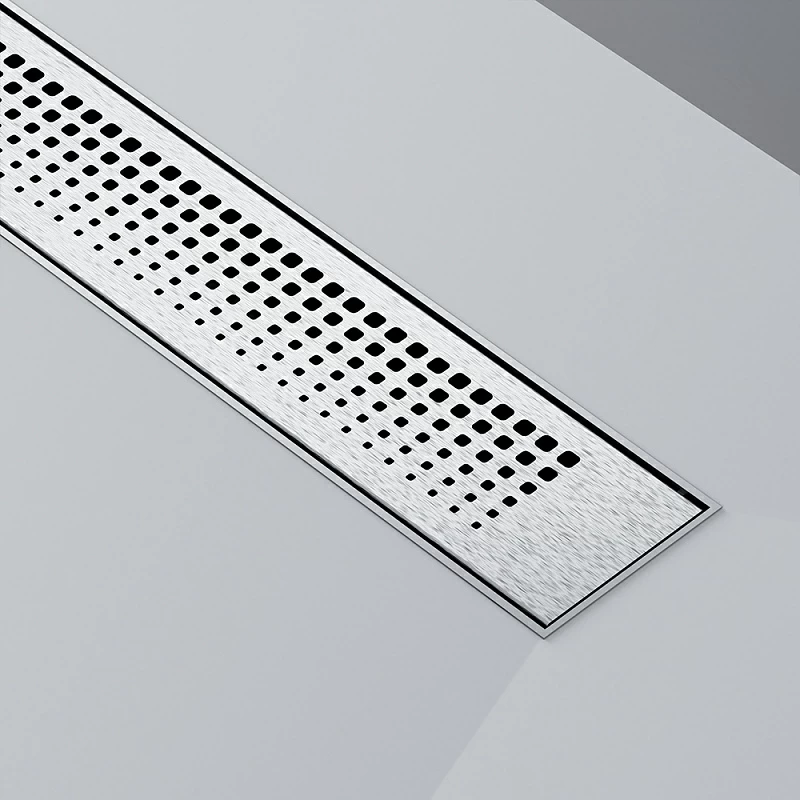 Душевой трап (лоток) 80 AM.PM PrimeFlow W02SC-P11-080-01SB комбинированный затвор со стальной матовой решеткой