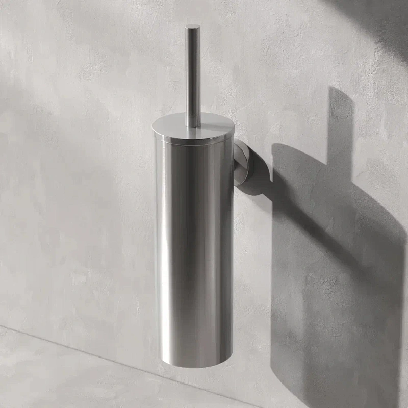 Ершик для унитаза AM.PM Sense L A7433600 с металлической настенной подставкой, сатин