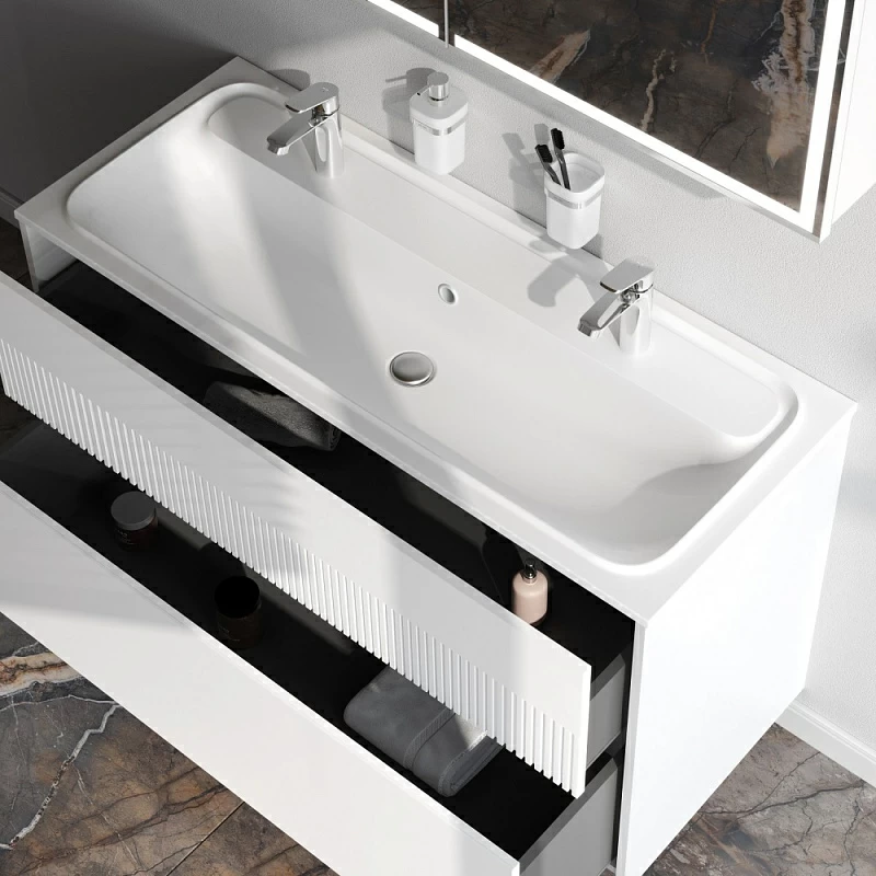 Тумба под раковину 120 AM.PM Func M8FFUX1202WM белая матовая