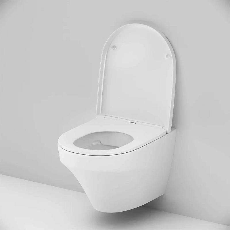 Унитаз подвесной AM.PM Inspire C501700WH безободковый c сиденьем микролифт C907851WP, белый