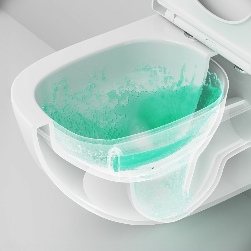 Унитаз подвесной AM.PM Above C9X1900SC торнадо безободковый с сиденьем микролифт, белый