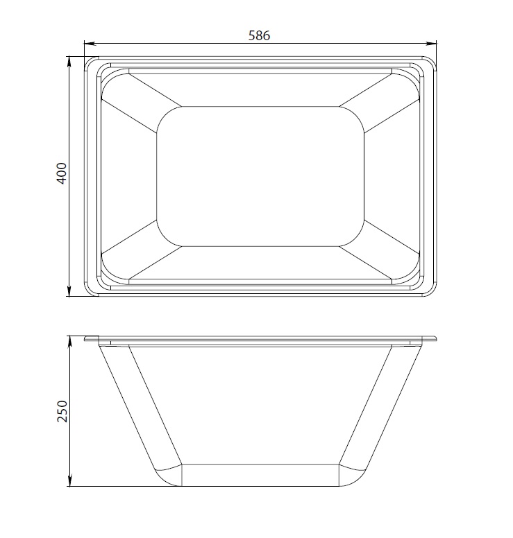 Контейнер Gem W90A-070-070W-C, Белый