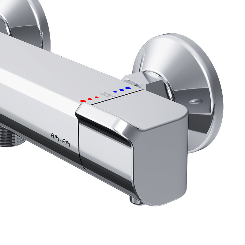 Смеситель для душа AM.PM Flash F9H40000 термостат, хром