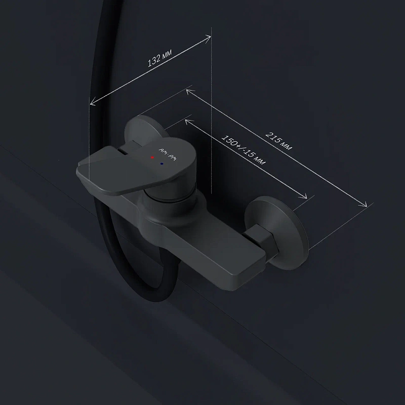 Смеситель для душа AM.PM X-Joy F85A20022 черный