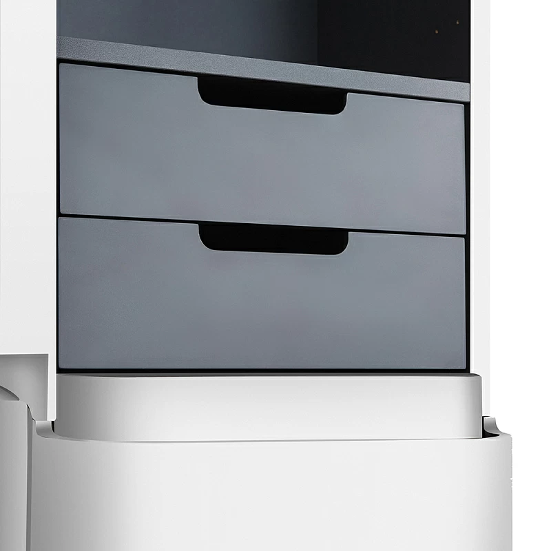 Шкаф-пенал для ванной 40 AM.PM Sensation M30CHL0406WG навесной левый белый глянец