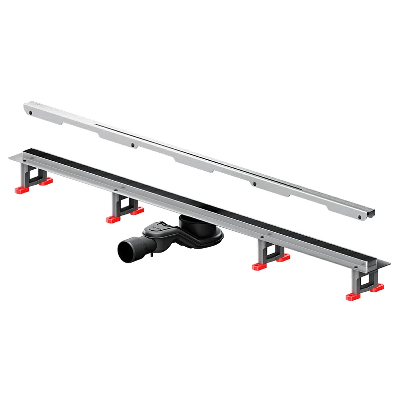 Душевой трап (лоток) 100 AM.PM MasterFlow Slim W01SC-S11-100-05SB комбинированный затвор со стальной матовой решеткой