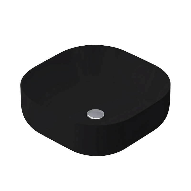 Раковина накладная 43 AM.PM Struktura M9SWCC30430BM черная матовая