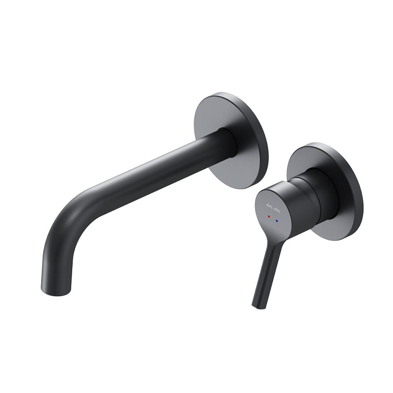 Смеситель для раковины (умывальника) AM.PM X-Joy S F85B72622 черный встраиваемый