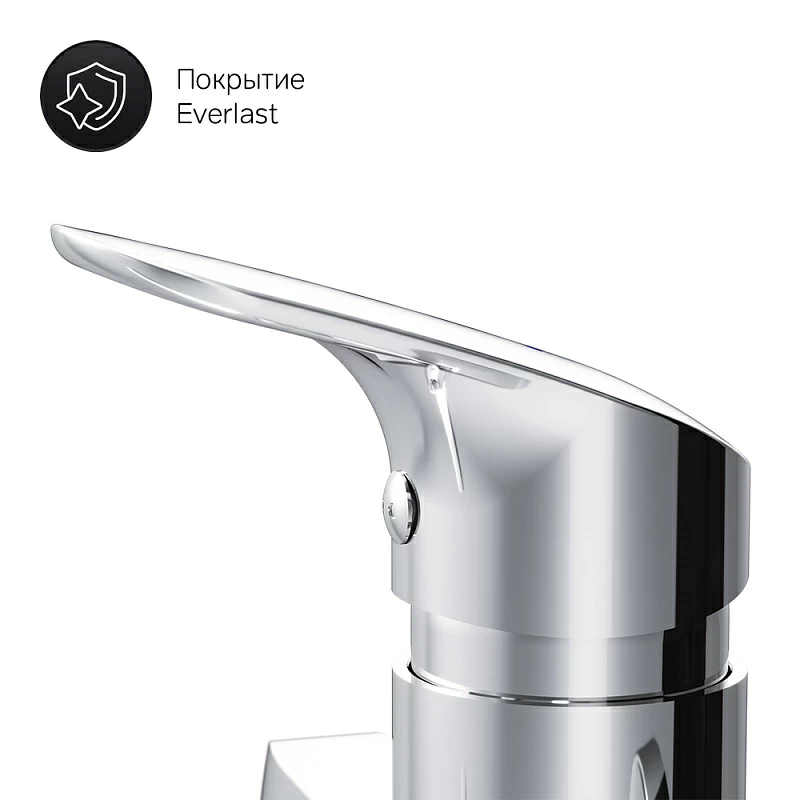 Смеситель для ванны и душа AM.PM Like F8090016 длинный излив, хром