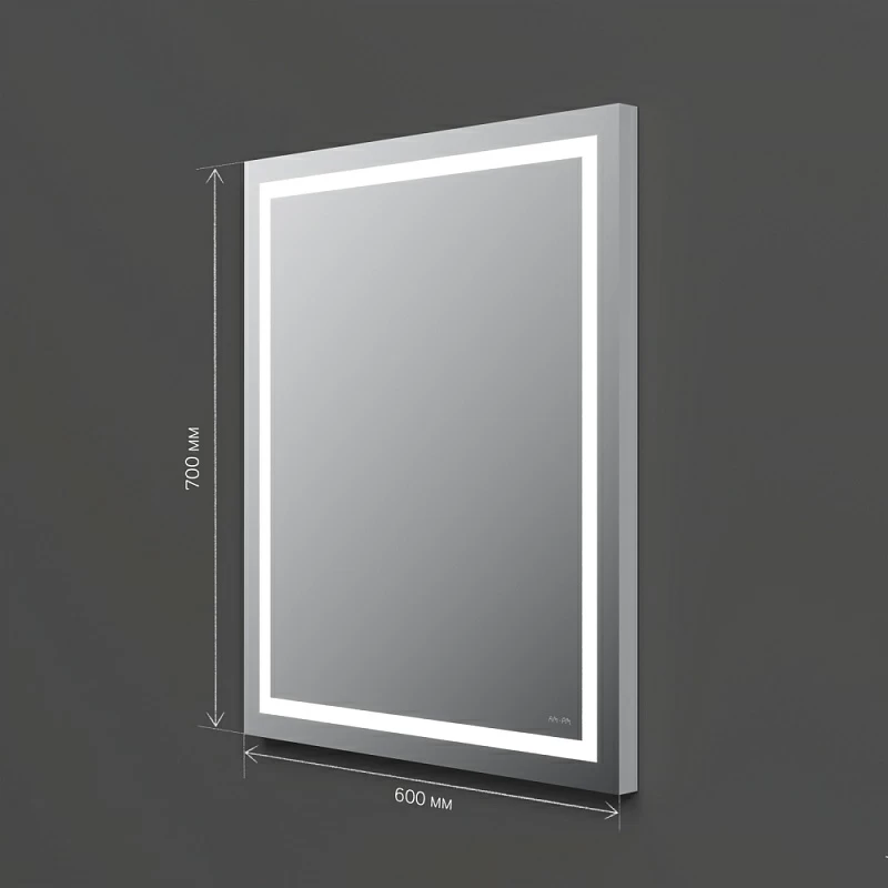 Зеркало с подсветкой в ванную прямоугольное 60 AM.PM Gem M91AMOX0601WG сенсорное