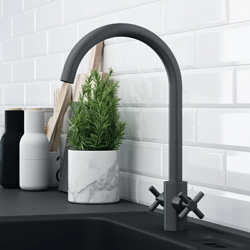 Смеситель для кухни Damixa Neo Classic 270000000 высокий, графит