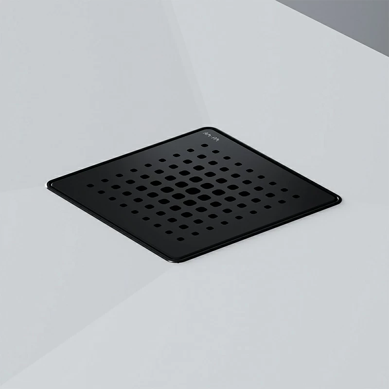 Душевой трап 10x10 AM.PM PrimeFlow W02BD-P11-010-01BM гидрозатвор с черной матовой решеткой