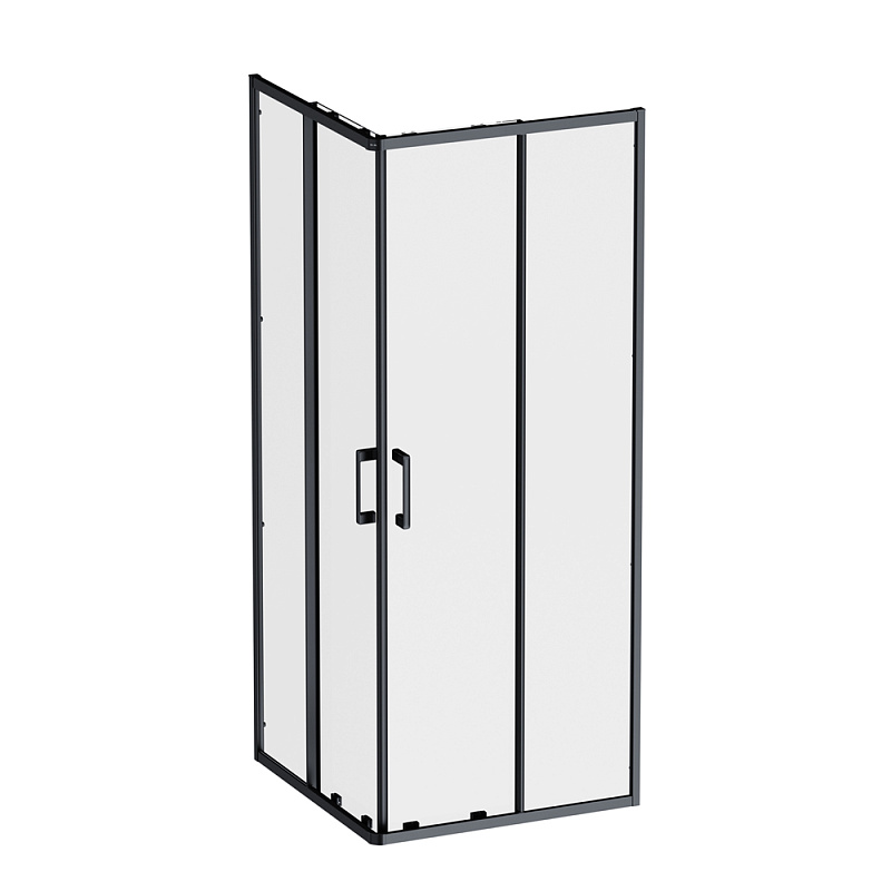 Душевое ограждение без поддона 80x80 AM.PM Above W9XG-403-8080-BT профиль черный