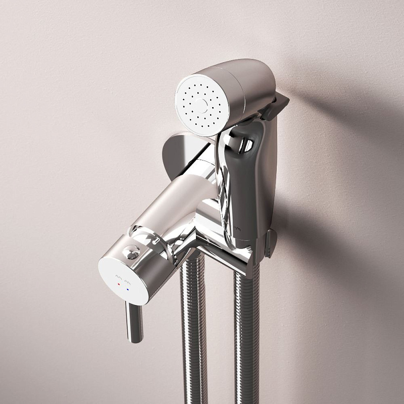 Гигиенический душ со смесителем AM.PM Above F0H9X000 хром встраиваемый