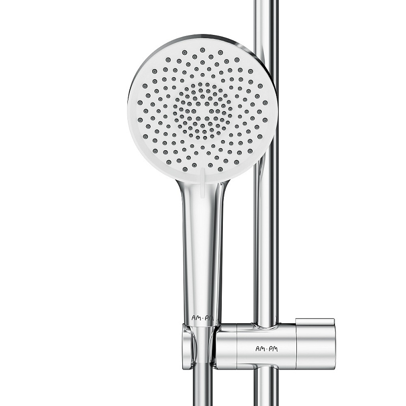 Душевой гарнитур AM.PM X-Joy F0185A000 штанга, шланг, лейка 3 режима, хром
