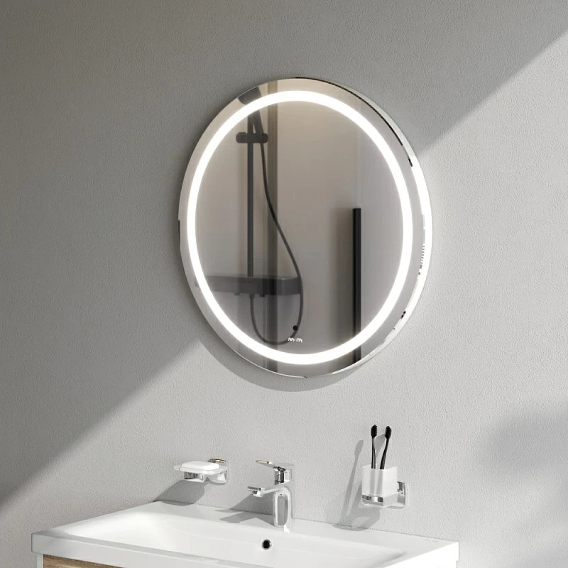 Зеркало с подсветкой в ванную круглое 65 AM.PM X-Joy M85AMOX0651WG сенсорное