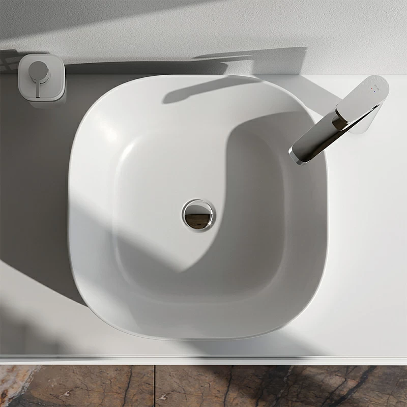 Раковина накладная 43 AM.PM Func M8FWCC30430WG белая