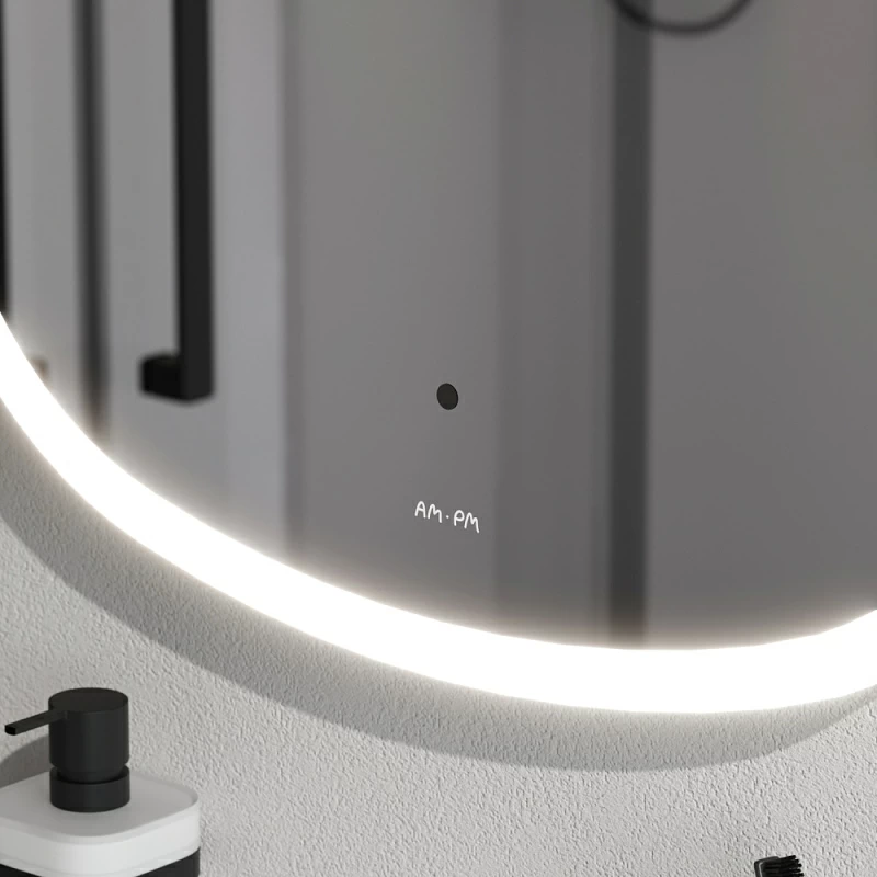 Зеркало с подсветкой в ванную закругленное 60 AM.PM Func M8FMOX0601WGS сенсорное