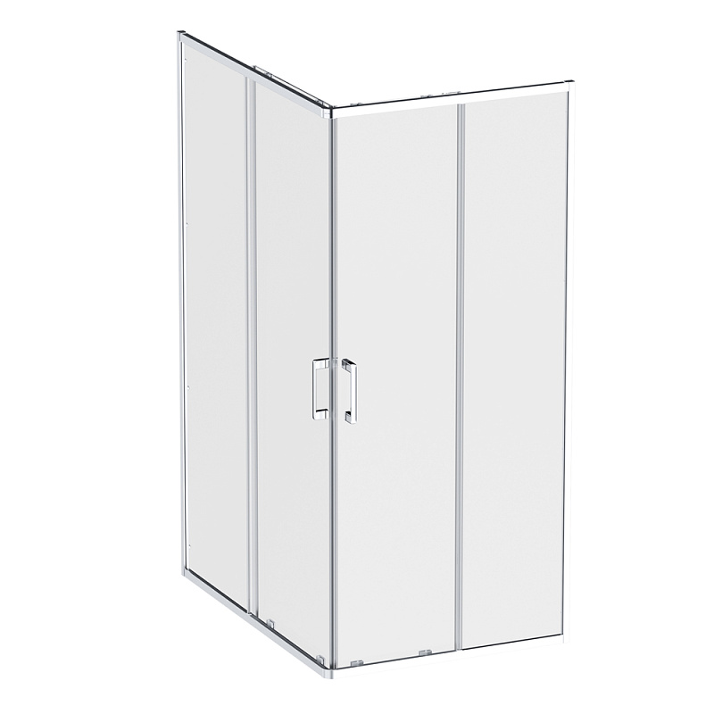 Душевое ограждение без поддона 120x90 AM.PM Above W9XG-403-12090-MT профиль серебристый