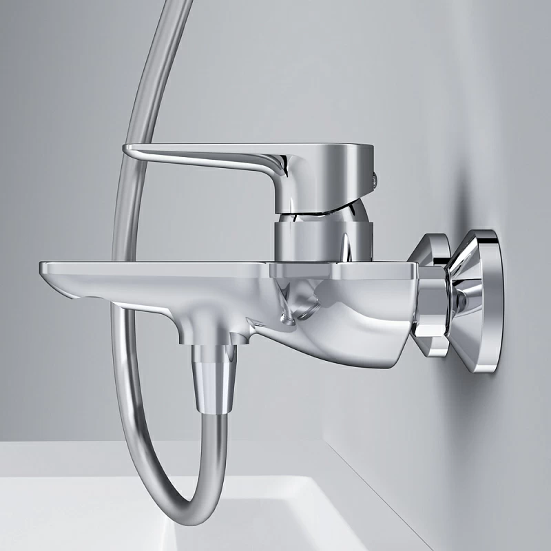 Смеситель для ванны и душа AM.PM Inspire F5010000 хром