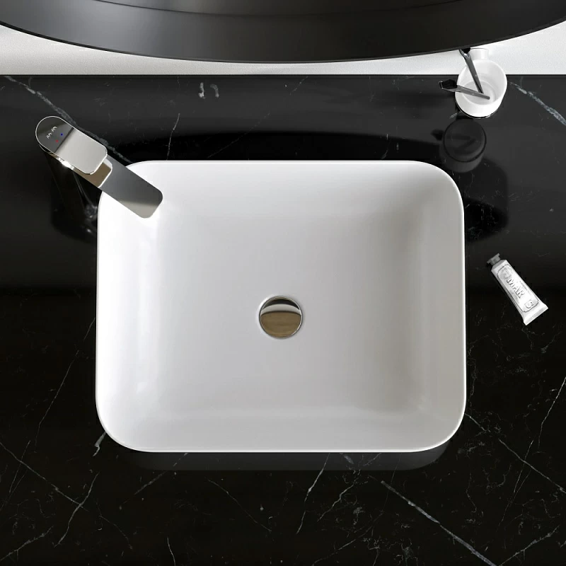 Раковина накладная 51 AM.PM Func M8FWCC10510WG белая