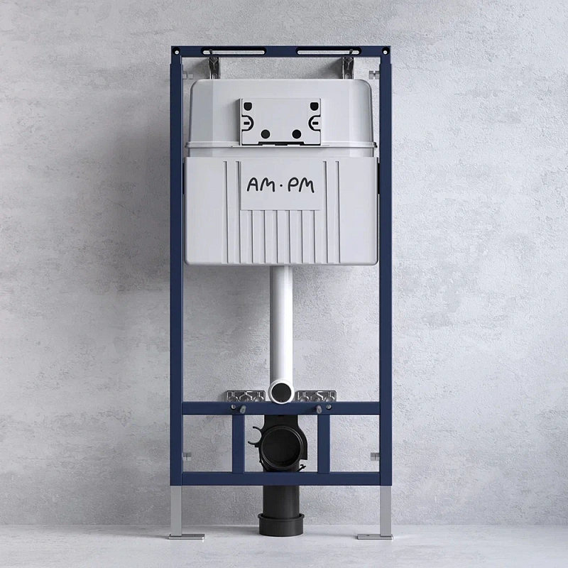 Инсталляция для подвесного унитаза AM.PM MasterFit I012710.0101 с механ. клавишей ProC L белый глянец