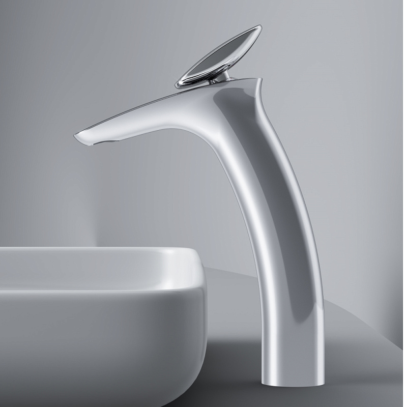 Смеситель для раковины (умывальника) AM.PM Spirit 2.0 F70A92000 высокий, хром