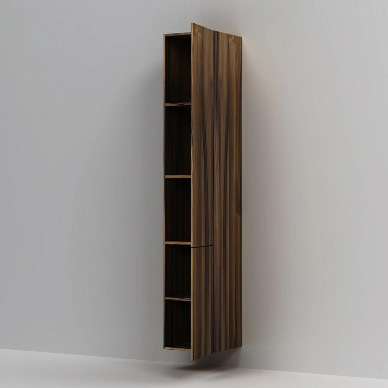 Шкаф-пенал для ванной 30 AM.PM Gem M90CHR0306HF навесной правый орех