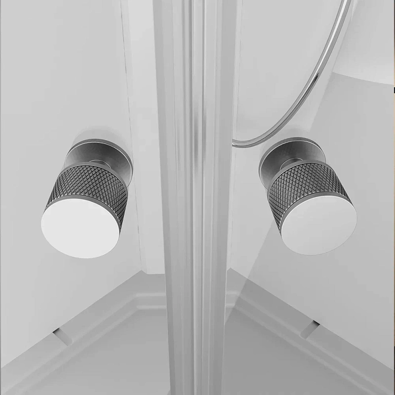 Душевая кабина 100x100 AM.PM X-Joy W94C-401-100MT профиль серебристый, низкий поддон