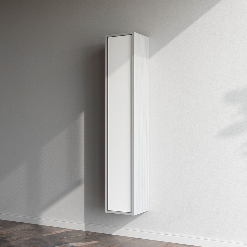 Шкаф-пенал для ванной 30 AM.PM Stern M7LCHR0306WMH навесной, белый