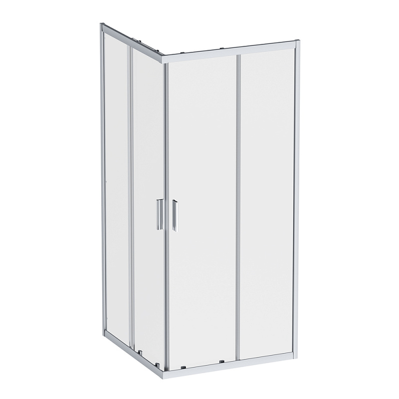 Душевое ограждение без поддона 90x90 AM.PM Gem W90G-403-9090MT профиль серебристый