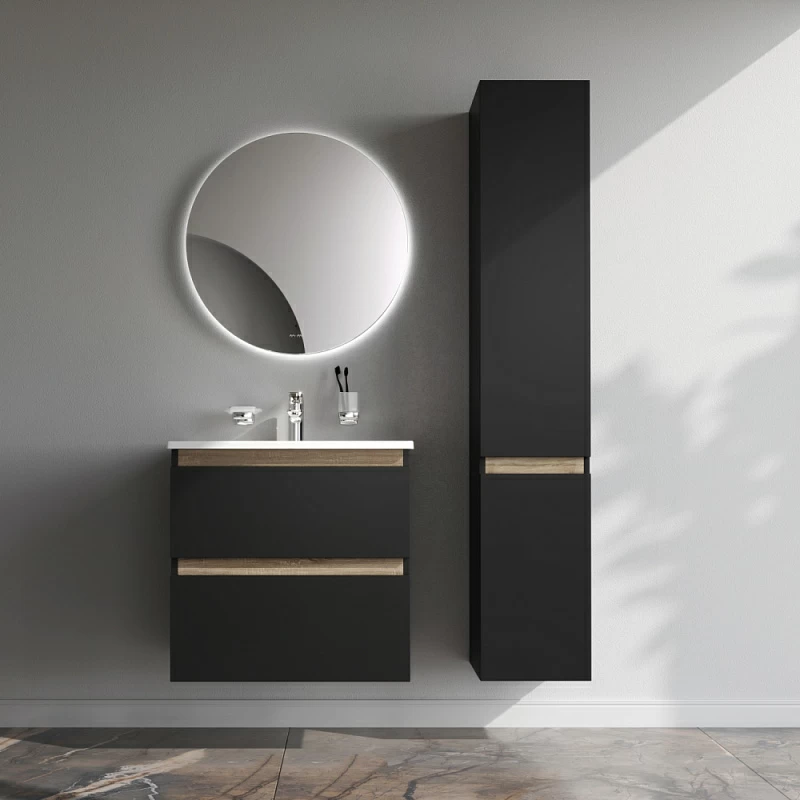 Тумба под раковину 65 AM.PM X-Joy M85AFHX0652BM подвесная черная матовая