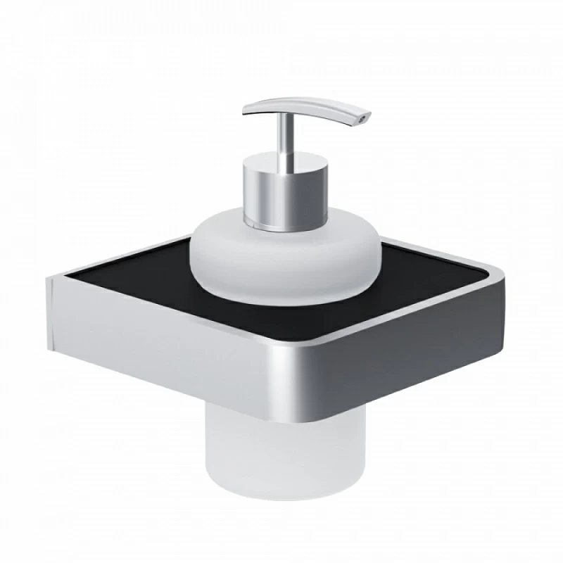 Дозатор для мыла настенный стеклянный Damixa Jupiter DA7736900 хром