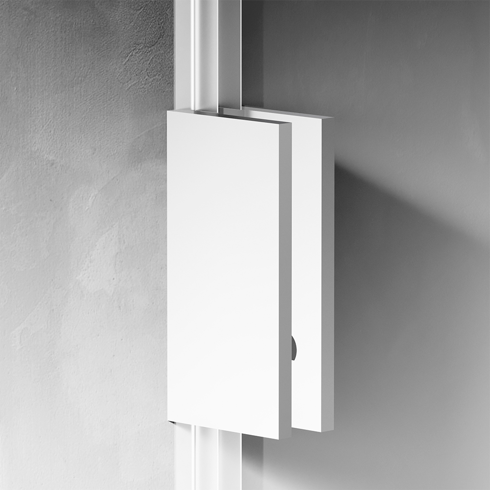 Душевая перегородка 120x195 см X-Joy W94UWI-120-F1-MTE, Хром, прозрачное