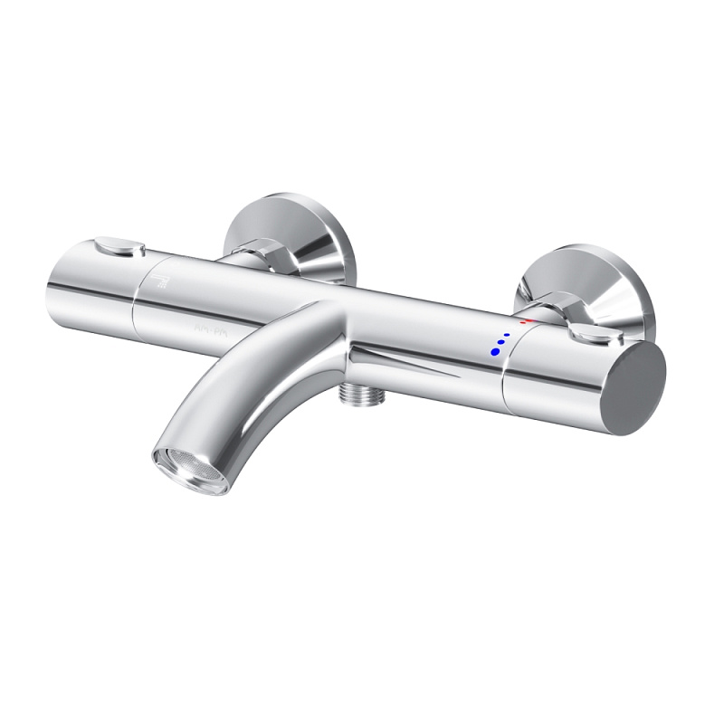 Смеситель для ванны и душа AM.PM Sense F7550064 термостат, хром