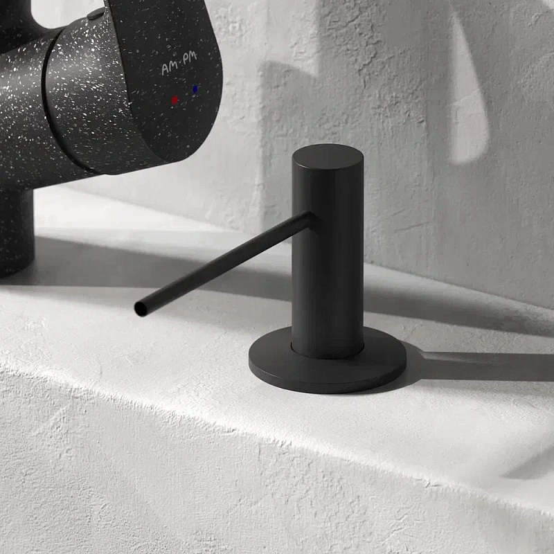 Дозатор для моющего средства AM.PM Gem A9037222 встраиваемый, черный