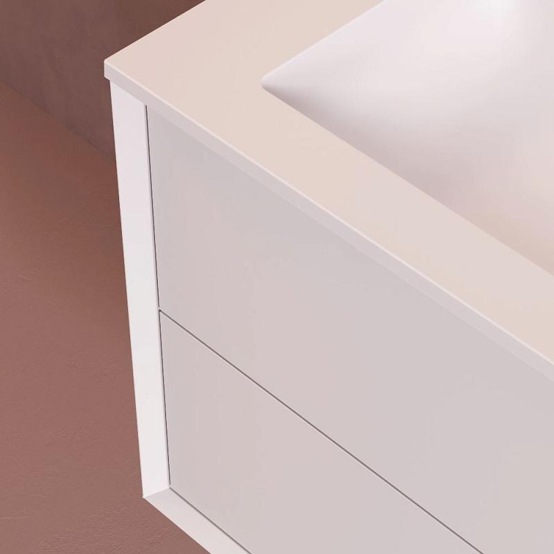 Тумба с раковиной 80 AM.PM Libre M60-FHX0802WM-WPC080SWM подвесная белая матовая