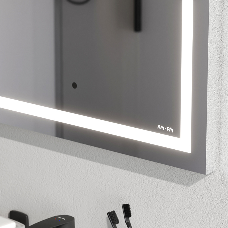 Зеркало с подсветкой в ванную прямоугольное 55 AM.PM Gem M91AMOX0551WG сенсорное
